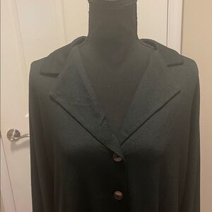 Fred David Black Button-Front Women's Shirt